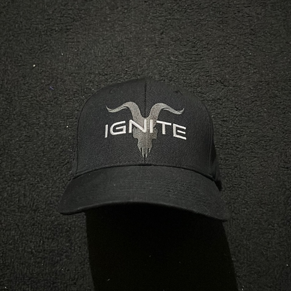 Ignite Black Strap Back